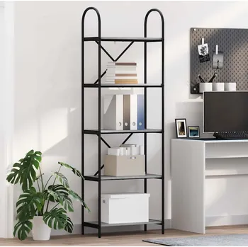 Knihovna vidaXL Knihovna Šedá sonoma 60 x 30 x 183 cm Kompozitní dřevo [879908]