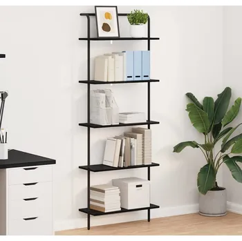 Knihovna vidaXL Knihovna Černý dub 60 x 24 x 168 cm Kompozitní dřevo [879965]