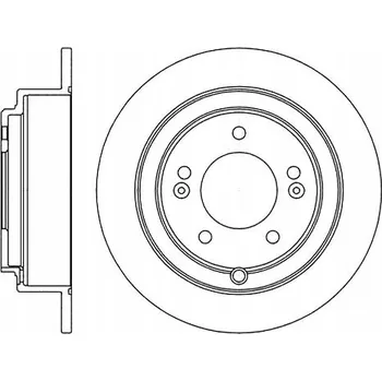Brzdový kotouč REMSA Brzdový kotouč zadní
