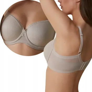 Podprsenka Selene Violeta Vyztužená podprsenka tierra béžová 70D