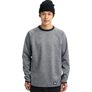 Pánská mikina Technická mikina Burton Crown Weatherproof Crew true black heather M 2026 - Odesíláme do 24 hodin