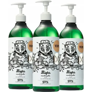 Mycí prostředek Yope Přírodní prostředek na mytí nádobí Máta 750ml x3