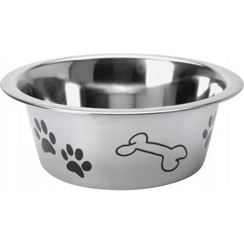 Miska pro psa Jedna kovová miska Orion stříbrná 0,8 l