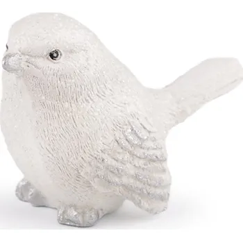 Bytová dekorace Dekorace ptáček, sova Balení: 1 ks, Varianta: 5 bílá glitry - 8596475576772