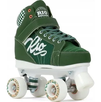 Kolečkové brusle Kolečkové Brusle RIO ROLLER Mayhem II Quad Skates Zelené 39.5