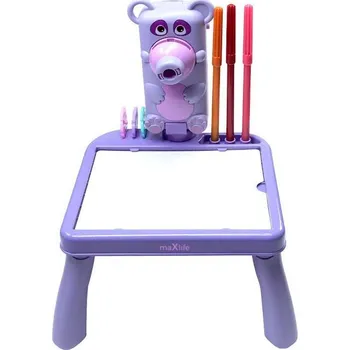 Projektor Dětský projektor s kreslícím stolem Maxlife MXDP-100 fialový
