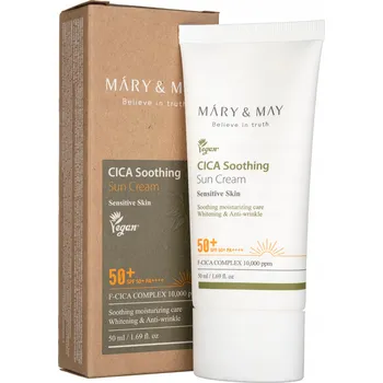 Přípravek na opalování Opalovací krém Mary & May Cica Soothing Sun Cream SPF50+ PA++++ 50 ml