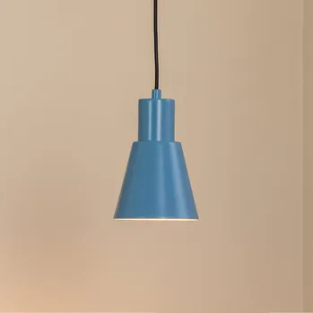 Opviq Závěsné světlo Konikkem, světle modré, kov, Ø 14 cm, E27 světle modrá 1 x 40 W - Doprava zdarma