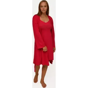 Dámský župan Isabelle/30 - dámský župan Follia modal, XL, třešňová