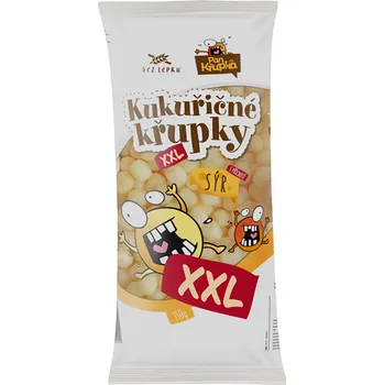Slaná pochutina Pan Křupka Křupky kukuřičné sýrové XXL 150g