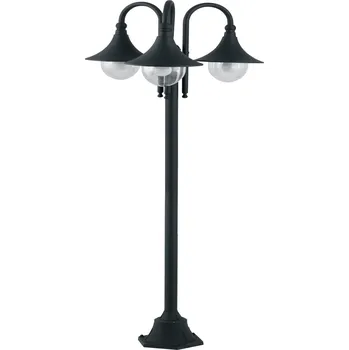 Venkovní osvětlení FANEUROPE Sloupkové svítidlo PALO PAVIA černá, 3xE27, IP44, 190 x 56 cm - FANEUROPE FAN LANT-PAVIA-P3
