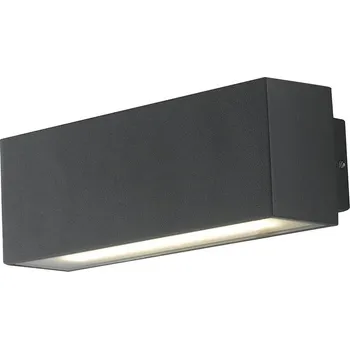 Venkovní osvětlení FANEUROPE Venkovní nástěnné svítidlo LED AGERA černá hliník 2x6 W 1380 lm 3000/4000 K IP54 7 x 18 x 6,5 - FANEUROPE FAN LED-W-AGERA-180