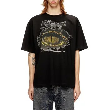 Pánské tričko TRIČKO DIESEL T-BOXT-T25 T-SHIRT BLACK