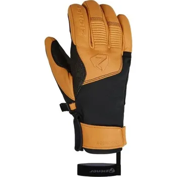 Lyžařské rukavice Ziener GANZENBERG AS AW 8.5 Hnědá, Černá