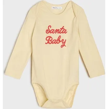 Sinsay - Body s vánočním motivem - krémová - 789EM-01X - 789EM-01X-74