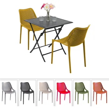 Zahradní sestava Zahradní sestava DUBLIN/LUXOR 1+2 (různé barvy) černá