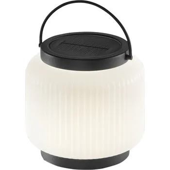 Venkovní osvětlení FANEUROPE Solární dobíjecí LED lampa Robin (černá), 1,2 W, 3000 K, stmívatelná, IP54 - FANEUROPE FAN LED-ROBIN-NER