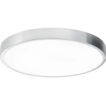 FANEUROPE Koupelnové stropní svítidlo DOMO chrom, 24 W, 2700 lm, 4000 K, IP44, 24 x 2,4 cm - FANEUROPE FAN LED-DOMO-R24