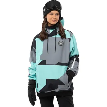 SIROKO Dámská snowboardová bunda W1-W Ushuaia XS MODRÁ|ŠEDÁ