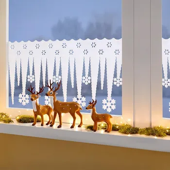 Vánoční dekorace Dekorace na okno Sněhové vločky