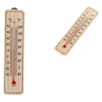 Domácí teploměr Venkovní teploměr dřevěný malý