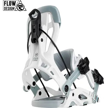 Vázání na snowboard Vázání na snowboard Nidecker Flow Fuse white XL 2026 - Odesíláme do 24 hodin