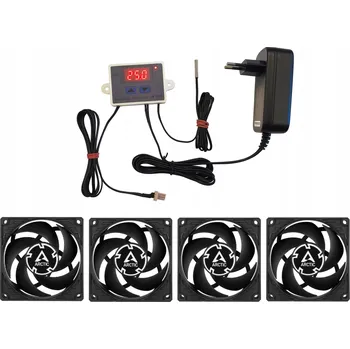 Radiátor Termoventilátory pro rozvod tepla z radiátoru, DIY sada