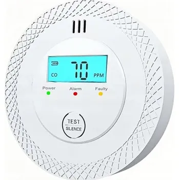 Bezpečnostní detektor Bezdrátový detektor oxidu uhelnatého s LCD displejem