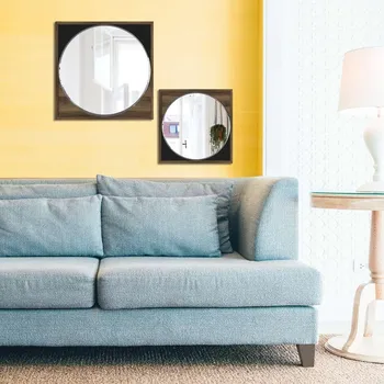 Zrcadlo DUFERIN 2 nástěnné zrcadla, ořech/černá