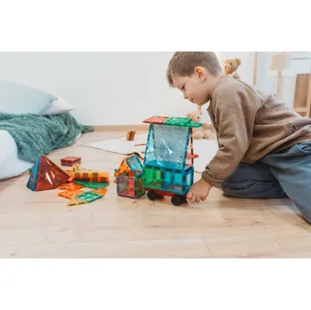 ostatní stavebnice MAGNETIQ Sada s autem 100 Ks