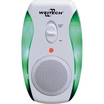 Odpuzovač zvířat Weitech WK 0190 – Ultrazvukový odpuzovač myší a hmyzu s nočním osvětlením