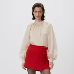 Reserved - Sukňošortky s mašlemi - červená - 343GF-33X - 343GF-33X-M