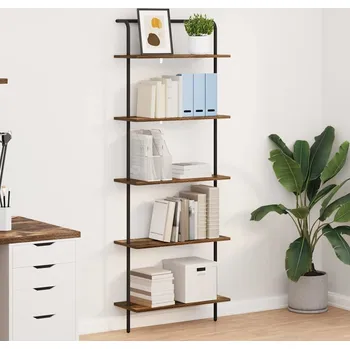 Knihovna vidaXL Knihovna Kouřový dub 60 x 24 x 168 cm Kompozitní dřevo [879967]