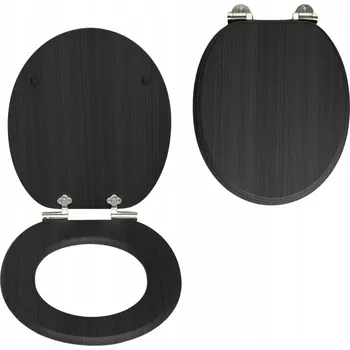 WC sedátko WC sedátko Rodeno Model 403 MDF černé MDF