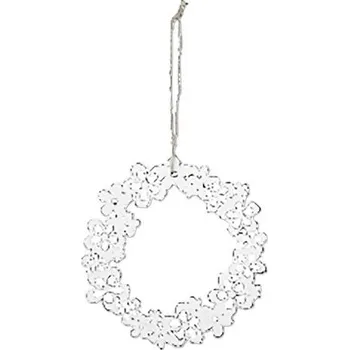 Závěsná dekorace věneček kovový, pr.15cm, M