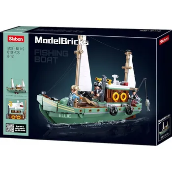 ostatní stavebnice STAVEBNICE LOĎ LOĎ RYBÁŘI SLUBAN