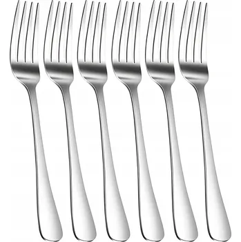 Příbor Jídelní vidličky Karwil kovové 6 ks lesklé