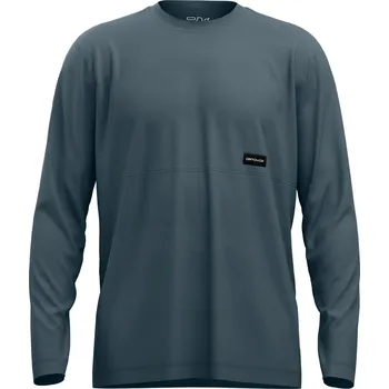 Pánské tričko Pánské Tričko Ortovox 185 Merino Patch Long Sleeve Men's Barva: Dark Arctic Grey, Velikost: S