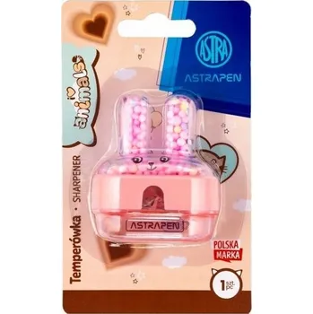 Ořezávátko Ořezávátko ruční, jednoduché, s nádobkou Astra růžové