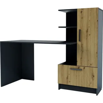 Psací stůl Pracovní stůl PRIVAS pravý barva artisan/antracit