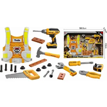 Dětská dílna Dětská sada nářadí s vestou