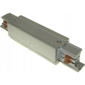 Přímá spojka pro 3fázovou lištu Adar, stříbrná