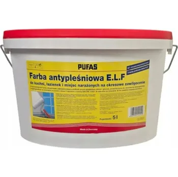 barva na zeď Pufas akrylová Barva na zeď 5 l Bílá matná