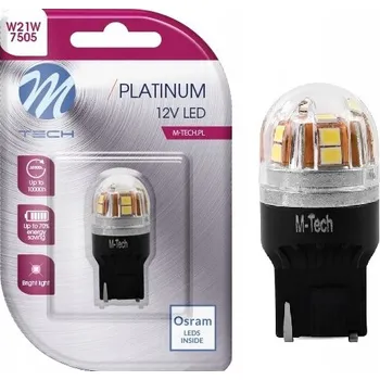Autožárovka M-Tech W21W LED T20 CANBUS žárovka 12/24V W21W 2,8 W 1 ks