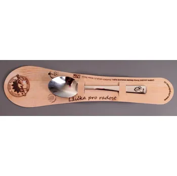 Příbor Nerezová lžička 13,5 cm - Anděl, CHRPA KRNOV