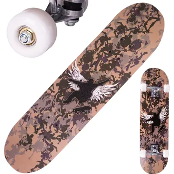 Skateboard MalPlay Skateboard s oboustranným potiskem 77 cm, Galaxy Freedom