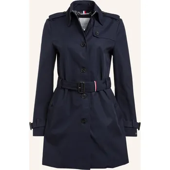 Dámský kabát Tommy Hilfiger Dámský Trenčkot Heritage, tmavě modrá, 40