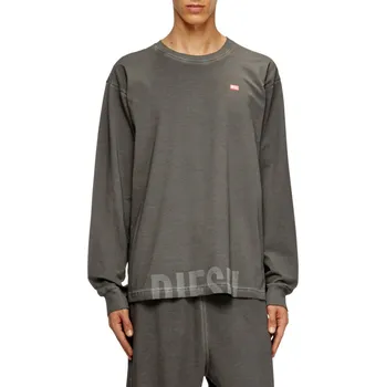 Pánské tričko TRIČKO DIESEL T-NORM-LS-T7 T-SHIRT BLACK