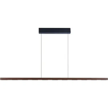 Svítidlo IMMAX NEO MADEIRA lineár osvětlení, dřevo ořech, 157cm, stmívatelné senzorem