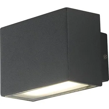 Venkovní osvětlení FANEUROPE Venkovní nástěnné svítidlo LED AGERA černá hliník 2x3 W 680 lm 3000/4000 K IP54 7 x 18 x 6,5 - FANEUROPE FAN LED-W-AGERA-90